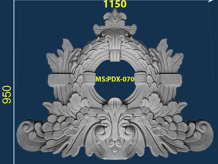 Đắp phù điêu mặt tiền là giải pháp trang trí nhà phố đẹp PDX070